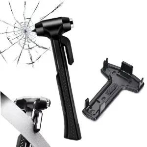 B거치대 포함 고급형 차량용 비상망치 벨트커터 세트