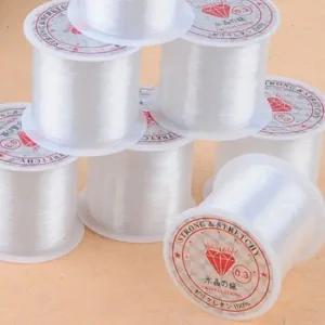 낚싯줄 낚시 공예 겸용 다용도 크리스탈 비즈줄 투명 낚시줄