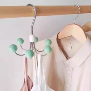 문어발 회전 옷걸이 스카프 모자 벨트 공간활용 수납 양말걸이 미니건조대 모자걸이
