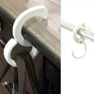 간이설치걸이 S형 잠금 후크 행거봉 초간편옷걸이 옷가게옷걸이 원목옷걸이 우드옷걸이