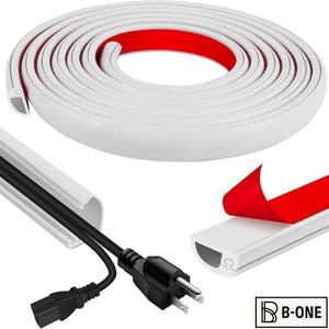 23 미터 코드 관리 채널 보이지 않는 장식 와이어 커버 안티 스텝 보호기 접착식 소프트 케이블 레이스웨이