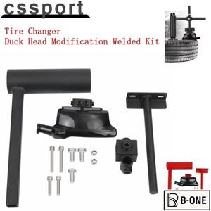 수동 타이어 체인저 오리 헤드 수정 용접 키트 공작 기계 대부분의 자동차 바퀴에 맞는 블랙 XLB-1173