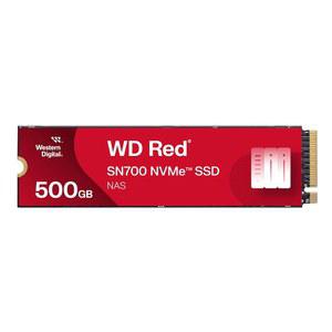 NAS 기기용 웨스턴 디지털 500GB WD 레드 SN700 NVMe 내장 솔리드 스테이트 드라이브 SSD - 3세대 PCIe, M.2 2280, 최대 3,430MB/s WDS500G1R0C