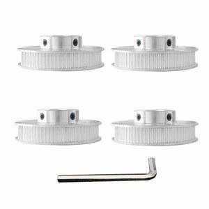 4피스 5mm 보어 80T GT2 풀리 동기식 휠 타이밍 벨트 80 톱니 Voron 2.4 3D 프린터 6mm 너비 벨트와 호환