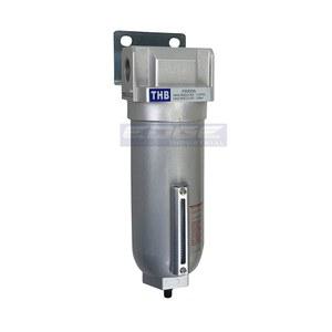 헤비 듀티 산업용 등급 고유량 미립자 필터, 압축 에어 라인 시스템을 위한 인라인 워터 트랩, 금속 볼 및 자동 배수구가 있는 5미크론 (1.9cm(3/4인치) NPT, 325ml(11온스)