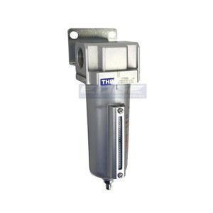 헤비 듀티 산업용 등급 고유량 미립자 필터, 압축 에어 라인 시스템을 위한 인라인 워터 트랩, 금속 그릇이 있는 5미크론 (1.3cm(1/2인치) NPT, 141.7g(5온스)