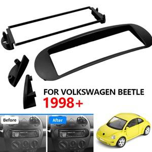 폭스 바겐 뉴 비틀 1998-2010 라디오 DVD 스테레오 CD 패널 대시 키트  근막 페이스 플레이트 프레임 용 단