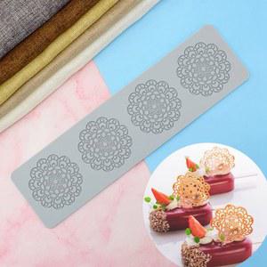 실리콘 몰드 플라워 폰던트 레이스 초콜릿 캔디 케이크 장식 컵케이크 토퍼 결혼식 크리스마스 할로윈용 D_11*2.96 * 0.12인치