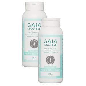 Gaia Natural Baby Powder 가이아 내추럴 베이비 파우더 200g 2팩