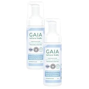 Gaia Natural Baby Newborn Foaming Wash & Shampoo 가이아 내추럴 신생아 포밍 워시 앤 샴푸 150ml 2팩