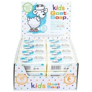 Goat Kids Soap Value Pack 고트 키즈 비누 산양 밸류 팩 100g 24개입 1팩