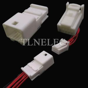 10 핀 방식 자동차 눈부심 방지 미러 남성 여성 배선 케이블 소켓 (와이어 포함) 소형 전원 밀봉되지 않은