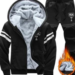 남성용 기모 트레이닝복세트 따뜻한 겨울츄리닝