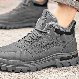 남자 빈티지 편한 방한 운동화 털 런닝화