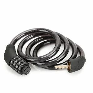 번호키 체인 자전거 도난 방지 와이어 잠금 장치