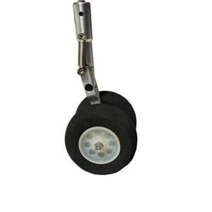 기어봉DIY RC 비행기 노즈 랜딩 기어 31g 무거운 듀얼 휠 2.5mm 3mm 4mm 구멍