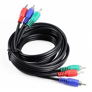 RCA Ypbpr RGB 컴포넌트 케이블 수-수 비디오 코드 삼성 호환 컨버터 HDTV DVD STB VCR용