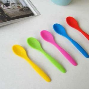 [골드스마일]이유식용 실리콘 미니 티스푼 양념 스푼