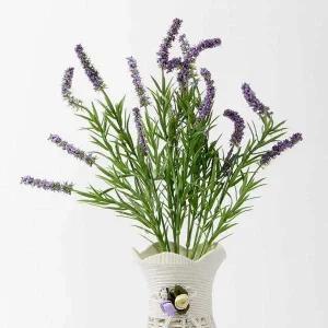 라벤더 인테리어 조화 고급 부쉬 화분 장식용 바이올렛