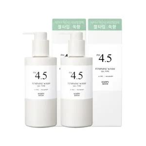 해피바스 PH4.5 약산성 쑥 여성청결제 300ml x2