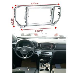 Byncg 9 인치 차량용 DVD Fascia 트림 키트 KIA KX5 SPORTAGE R - Double Din 오디오 피팅 어댑터 프레임