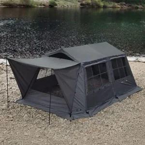 캠핑 오스카하우스 4-5인용 차콜 캐빈형 카즈미 텐트 텐트