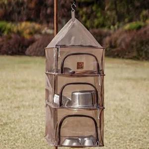 캠핑 카즈미 그릇 식기건조대 100cm 설거지망 식기