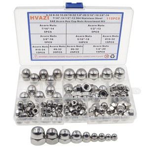 HVAZI 9가지 사이즈 #6-32 ~ 1/2