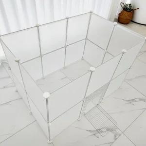 울타리 소형 펜스 반투명 고양이 강아지 반려동물