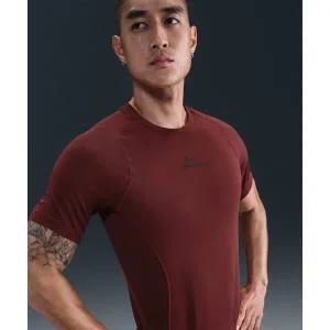 [나이키]HV0410-619 프로 트레이닝 드라이 핏 반소매 탑 M - 다크 팀 레드 블랙 658402