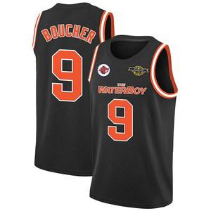 토캐멘트 90년대 파티용 농구 유니폼 바비 바우처 #9 워터보이 샌들러 50주년 기념 영화