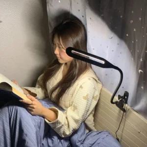 집게 USB 블랙 스탠드 독서등
