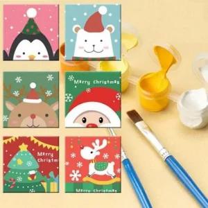 액자 크리스마스 DIY 유화그리기세트 팝아트