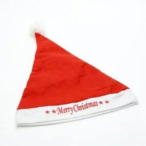 산타모자 크리스마스 파티용품 부직포 영문
