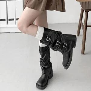 부티 여성부츠 발목구두 힐 여성화 미들힐 부츠 발목