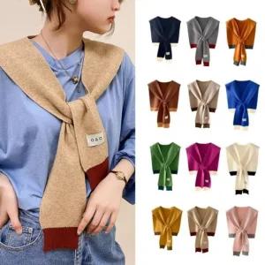 코디 간절기 어깨 코디 숄 케이프 망토 가디건 심플