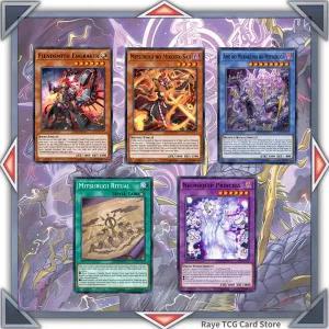 70PCS 미츠루기 피엔즈스미스 유희왕 카드 게임 덱 플레이 비 마스터 듀얼 DIY 덱