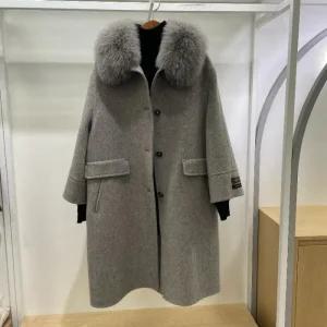 무자크 HC08 알파카혼방핸드메이드코트 mp9whc02