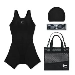 [레노마수영복][모다천안점]여아 생존수영 키트 블랙 RN-GS2D865-BK_CA