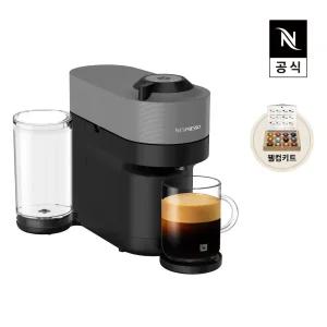 네스프레소 버츄오 팝+ 머신 GDV6 다크그레이 캡슐 커피머신