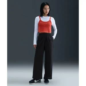 [나이키]HV2410-010 스포츠웨어 칠 포플린 하이웨이스트 루즈 오픈 헴 팬츠 W - 블랙 658536