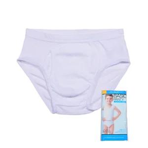 트라이 초등 유치원 남아 순면 흰색 삼각 팬티x2개 중학생 주니어속옷