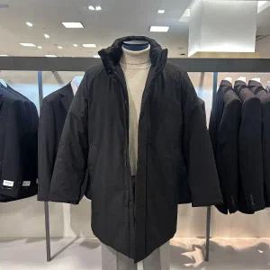 [리버스지오지아](마산점)25 FW 스탠카라 구스다운 코트[블랙]