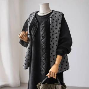 (안나앤플러스) 하트 덤블 베스트[베스트EAS86] 빅사이즈