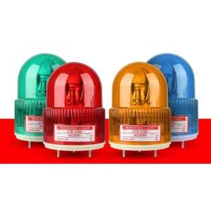 출차주의 경광등 회전 LED 신호 조명 볼라드 주차장