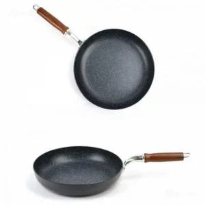 [골드스마일]경질 코팅 손잡이 프라이팬 후라이팬 조리용 우드그립 팬