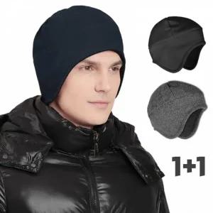 2개입 딤블 트래퍼햇 골무비니 겨울 방한 플리스 귀도리모자