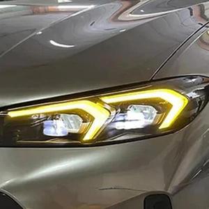 A55E-Angel Eyes DRL LED 칩 보드 BMW G20 LCI 320Ix 2023 유럽 버전 노란색 63115A57073,63115A57074