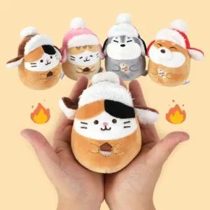 LILIS 모찌타운 양털모자 핫팩인형