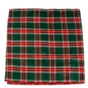 ( )사각 린넨 테이블보 카페 체크 정사각 크리스마스 90x90cm